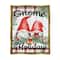 Stupell Industries Gnome For The Holidays Plaid Framed Floater Canvas Wall Art